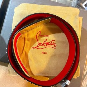 Men's Loubi Glitter Spike Belt - Silver

From Christian Louboutin